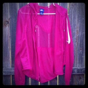 Nike hooded zip jacket.